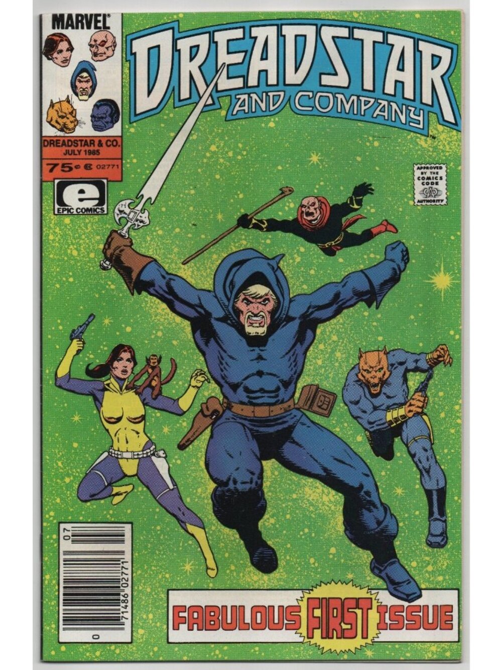 Dreadstar and Company 1 Marvel Epic Comics 1985 FN/VF 7.0 Newsstand Jim Starlin